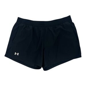 Under Armor Women's Fly-By 2.0 Running Black Shorts New XL